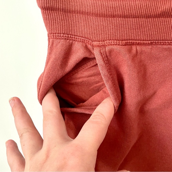 Pact Organic Cotton Jogger Sweatpants Burgundy - Picture 6 of 8